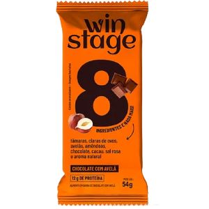 Barra De Proteína Chocolate Com Avelã Winstage 54g