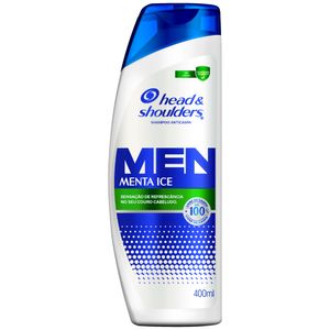 Shampoo Anticaspa Menta Ice Head & Shoulders Men Frasco 400ml