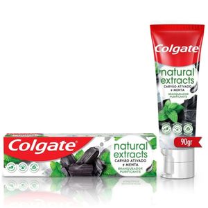 Gel Dental Natural Extracts Carvão Ativado E Menta Colgate 90g
