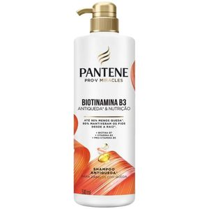 Shampoo Pantene Biotinamina B3 Antiqueda & Nutrição 510ml