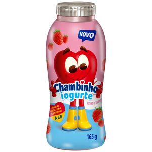 Iogurte Parcialmente Desnatado Morango Chambinho Frasco 165g