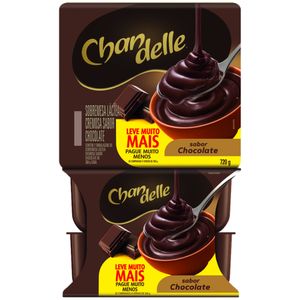 Pack Sobremesa Láctea Chocolate Chandelle Bandeja 720g 2 Unidades Leve Mais Pague Menos