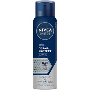 NIVEA MEN Desodorante Antitranspirante Aerossol Derma Protect Clinical 150ml