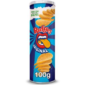 Salgadinho a Base De Batata Original Ruffles Tira Onda Elma Chips Tubo 100G