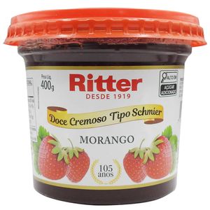 Doce De Frutas Ritter Morango 400g