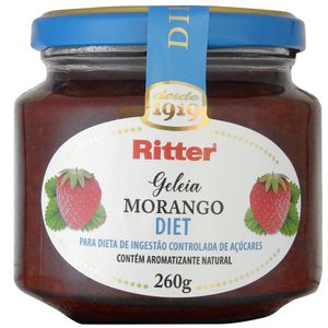 Geleia Ritter Morango Diet 260g