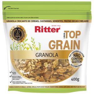 Granola Ritter Top Grain Sem Glúten Vegano 400g