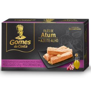 Filé De Atum Gomes Da Costa Em Azeite E Alho 84g