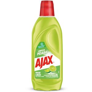 Limpador Perfumado Ajax Fresh Limão Limpeza Pesada 500ml