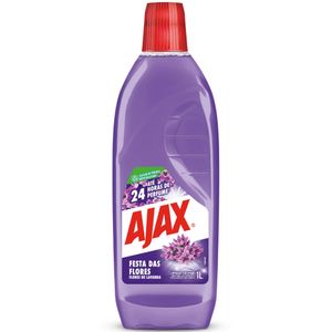 Limpador Perfumado Ajax Festa Das Flores Lavanda 1L