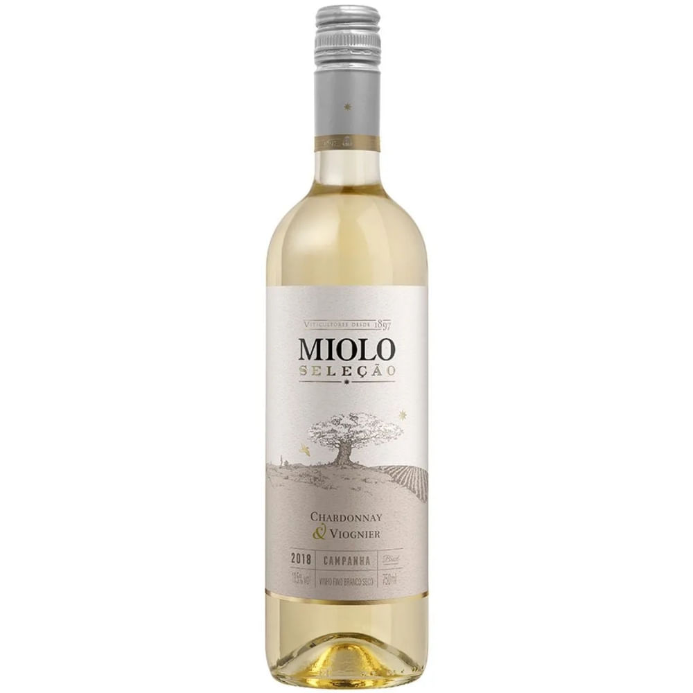 Vinho Miolo Seleção 750ml Chardonnay / Viogner] - Bistek