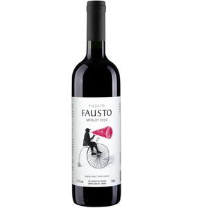 Vinho Brasileiro Fausto Merlot Tinto 750ml