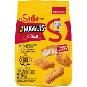 Empanado de Frango Peito Original Sadia Nuggets Pacote 300g
