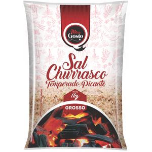 Sal Grosso Temperado Picante Meu Gosto 1kg