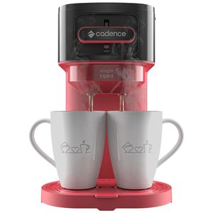 Cafeteira Elétrica Cadence Single Up CAF230 Preto e Vermelho 127V