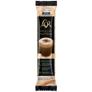 Cappuccino Solúvel Baunilha L'or Premium Pacote 20,3g