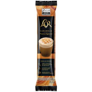 Cappuccino Solúvel Caramelo L'or Premium Pacote 20,3g