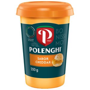 Requeijão Cremoso Cheddar Light Polenghi Copo 200g