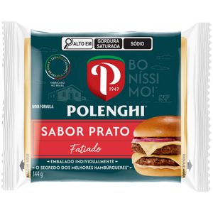 Queijo Processado UHT Fatiado Prato Polenghi 144g