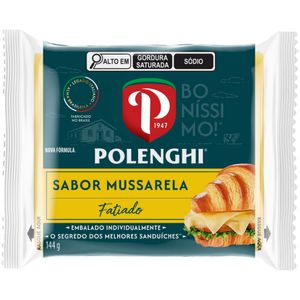 Queijo Mussarela Polenghi Sand 144g Fatiado