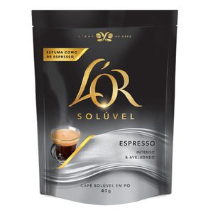 Café Solúvel em Pó Espresso L'or Sachê 40g