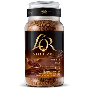 Café Solúvel Liofilizado Intense L'or Vidro 130g