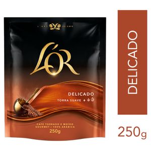 Café Torrado e Moído Delicado L'or Torras Gourmet Sachê 250g