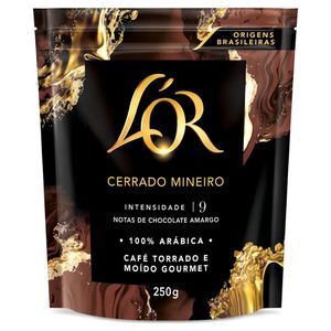 Café Torrado e Moído Cerrado Mineiro L'or Gourmet Pouch 250g