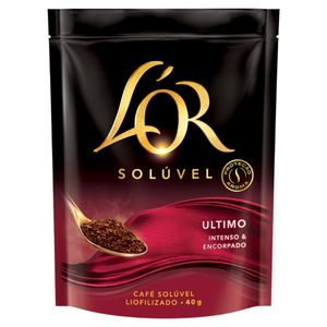 Café Solúvel Liofilizado L'or Ultimo Sachê 40g