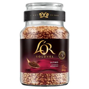 Café Solúvel Liofilizado L'or Ultimo Vidro 84g