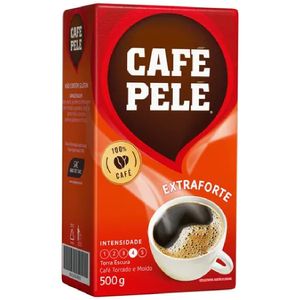 Café Torrado e Moído a Vácuo Extraforte Café Pelé Pacote 500g