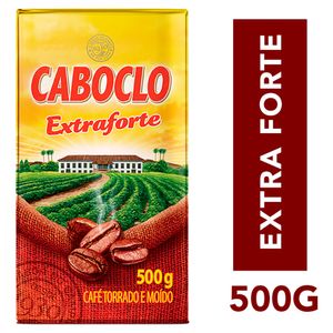 Café Torrado e Moído a Vácuo Extraforte Caboclo Pacote 500g