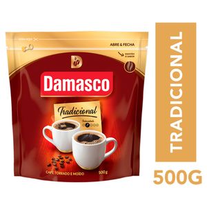 Café Torrado e Moído Tradicional Damasco Pouch 500g