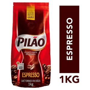 Café Torrado em Grãos Espresso Pilão Pouch 1kg