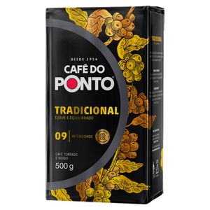 Café Torrado e Moído a Vácuo Tradicional Café do Ponto Pacote 500g