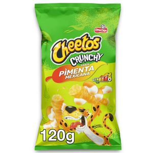 Salgadinho de Milho Crunchy Pimenta Mexicana Elma Chips Cheetos Pacote 120g
