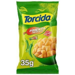 Salgadinho de Trigo Pimenta Mexicana Torcida Pacote 35g