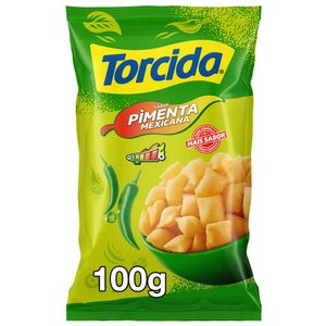 Salgadinho de Trigo Pimenta Mexicana Torcida Pacote 100g