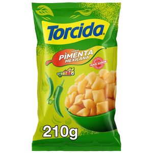 Salgadinho de Trigo Pimenta Mexicana Torcida Pacote 210g