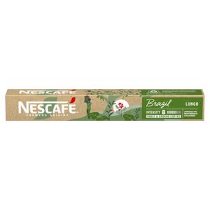 Café Em Cápsula Torrado E Moído Lungo Brazil Nescafé Farmers Origins Caixa 44g 10 Unidades