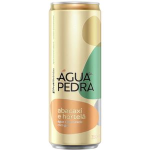 Água Com Gás Saborizada Abacaxi E Hortelã Água Da Pedra 350ml
