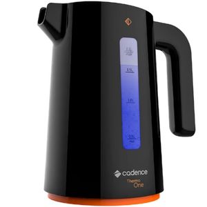 Chaleira Elétrica 1,7 Litros Thermo One Contrast Cadence 127v - Preto