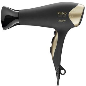 Secador De Cabelo Philco Gold PH3700 Com Bocal Difusor 220V