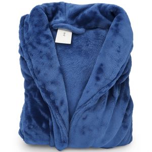 Roupão Tezor Flannel Azul E Manga Longa M