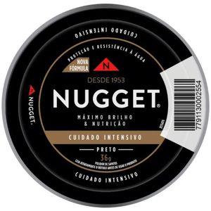 Polidor de Sapato Pasta Preto Nugget Lata 36g