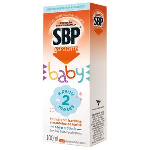 Repelente Loção sem Fragrância SBP Baby Caixa 100ml