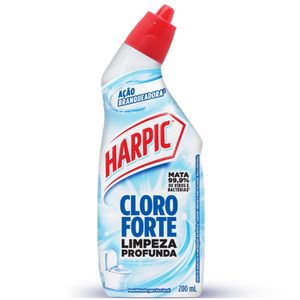 Desinfetante Limpeza Profunda Harpic Cloro Forte Squeeze 200ml