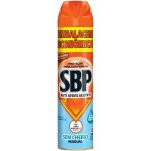 Inseticida Aerossol Anti Aedes Aegypti SBP Noites Tranquilas Frasco 360ml Spray Embalagem Econômica