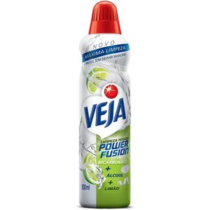 Limpador Limpeza Pesada Bicarbonato com Álcool Limão Veja Power Fusion Frasco 500ml
