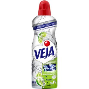 Limpador Limpeza Pesada Bicarbonato com Álcool Limão Veja Power Fusion Frasco 950ml